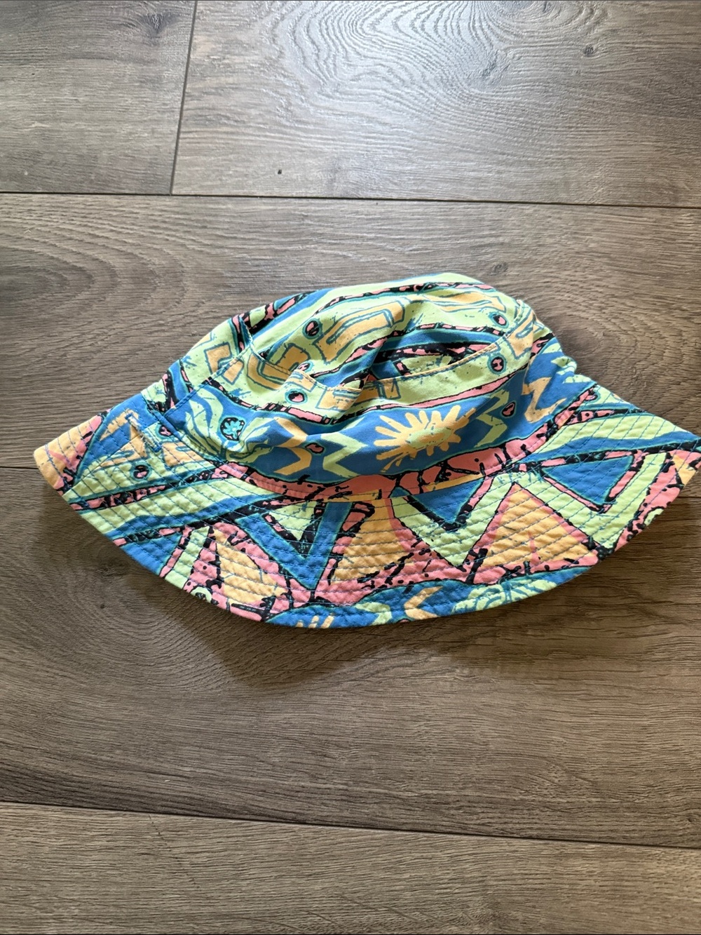 Patagonia Kids Bucket Hat in Blue, Yellow, Pink, Green